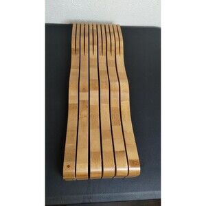 Abundant Chef Bamboo Wood Knife Storage Block